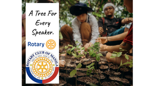 Plant A Tree for Every Speaker: Plant Ideas and Plant Trees for a Better Future